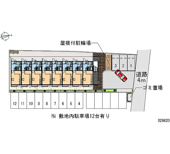 ★手数料０円★東松山市和泉町　月極駐車場（LP）